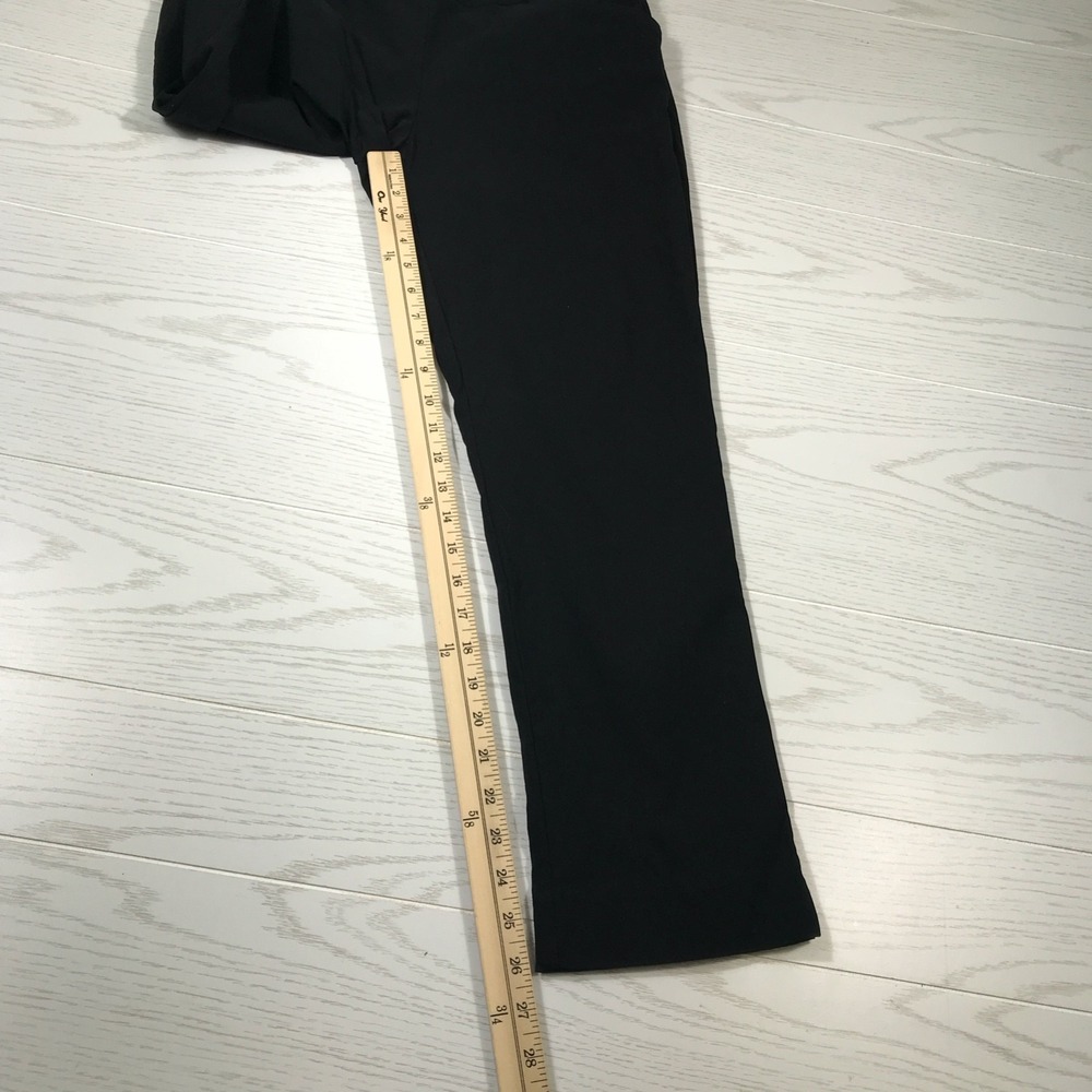 Chico's Perfect Stretch Slim Ankle Pants Women 10 Black Pull On High Rise New - Picture 6 of 16